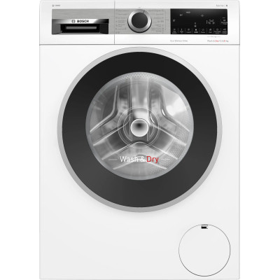Bosch Serie 6 WNG244A0ES lavadora-secadora Independiente Carga frontal Blanco D