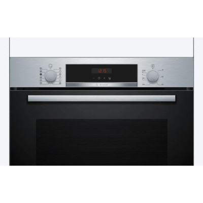 Bosch Serie 4 HQA574ES3 horno 71 L 3600 W Negro, Plata