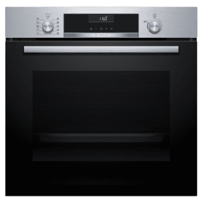 Bosch Serie 6 HBG536ES3 horno 71 L 3400 W Negro, Plata