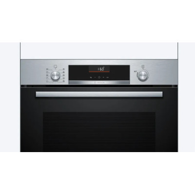 Bosch Serie 6 HBG536ES3 horno 71 L 3400 W Negro, Plata