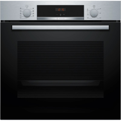 Bosch Serie 4 HBA514ES3 horno 71 L 3400 W Negro, Acero inoxidable