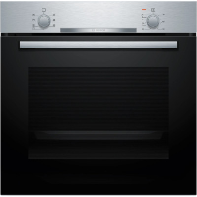 Bosch Serie 2 HBA510BR3 horno 71 L 3400 W Negro, Acero inoxidable