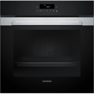 Siemens iQ300 HB372AES3 horno 71 L Negro, Acero inoxidable