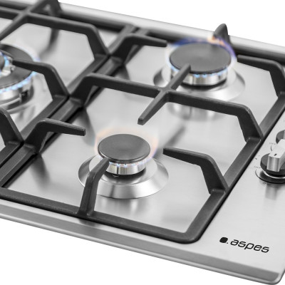 Aspes AEG3F hobs Acero inoxidable Encimera 58 cm Encimera de gas 3 zona(s)