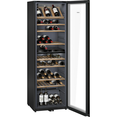 Siemens iQ500 KW36KATGA enfriador de vino Nevera de vino Independiente Gris 199 botella(s)