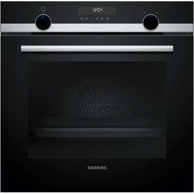 Siemens iQ500 HB578GFS7 horno 71 L Negro, Acero inoxidable