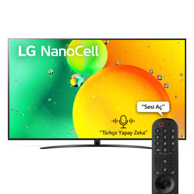 LG NanoCell 43NANO766QA Televisor 109,2 cm (43") 4K Ultra HD Smart TV Wifi Negro