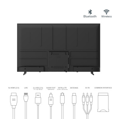 Thomson 55QA2S13 Televisor 139,7 cm (55") 4K Ultra HD Smart TV Wifi Gris