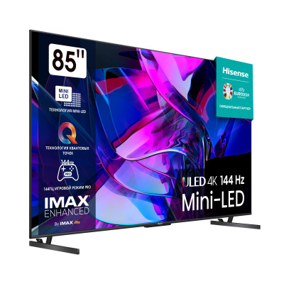 Hisense U7KQ 85U7KQ Televisor 2,16 m (85") 4K Ultra HD Smart TV Wifi Antracita 1000 cd   m²