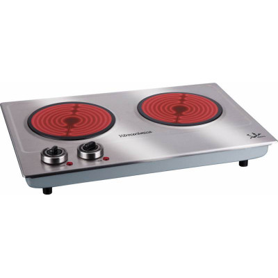 JATA V532 hobs Acero inoxidable Encimera Cerámico 2 zona(s) JATA V532 hobs Acero inoxidable Encimera Cerámico 2 zona(s)