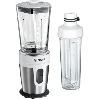 Bosch MMBM7G2M licuadora 0,6 L Batidora de vaso 350 W Negro, Acero inoxidable, Blanco