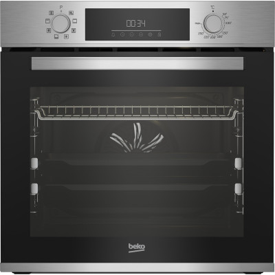 Beko BBIM12301X horno 72 L Negro, Acero inoxidable