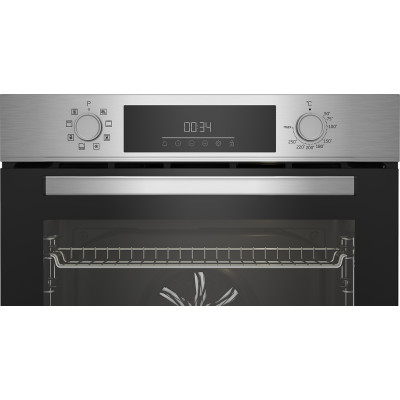 Beko BBIM12301X horno 72 L Negro, Acero inoxidable