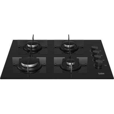 Beko HING 64120 SB hobs Negro Integrado 65 cm Encimera de gas 4 zona(s)