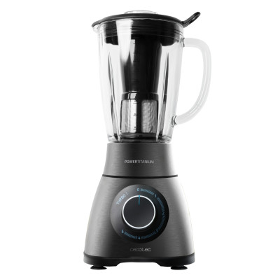 Cecotec Power Black Titanium 1500 PerfektMix 1,8 L Batidora de vaso 1500 W Negro, Acero inoxidable