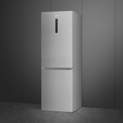 Smeg FC19XDND nevera y congelador Independiente 326 L D Plata