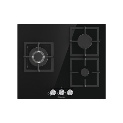 Hisense GG633B hobs Negro Encimera 58 cm Encimera de gas 3 zona(s)