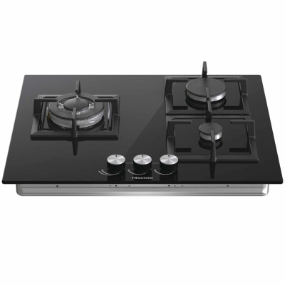 Hisense GG633B hobs Negro Encimera 58 cm Encimera de gas 3 zona(s)