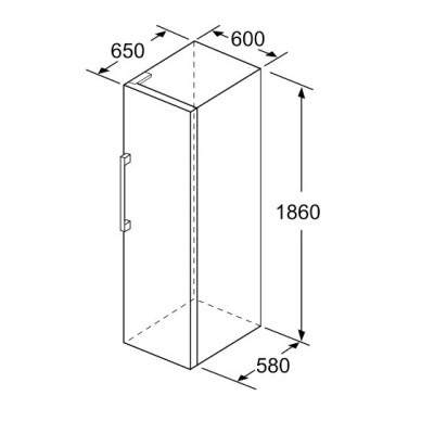 Bosch Serie 6 GSN36BIEP congelador Congelador vertical Independiente 242 L E Acero inoxidable