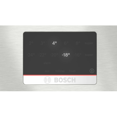 Bosch Serie 4 KGN397ICT nevera y congelador Independiente 363 L C Acero inoxidable