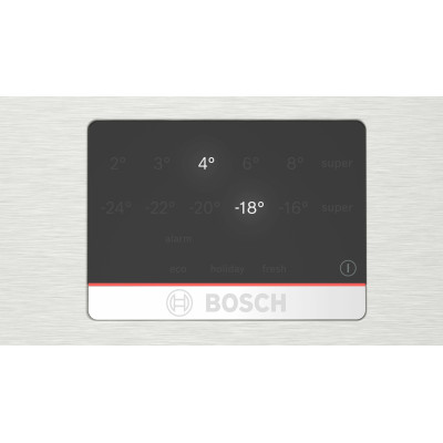 Bosch Serie 6 KGN39AIBT nevera y congelador Independiente 363 L B Acero inoxidable