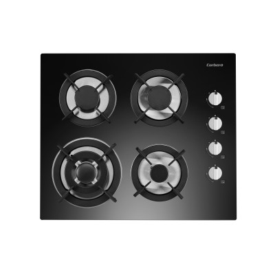 Corbero CPCGY2304N hobs Negro Integrado 60 cm Encimera de gas 4 zona(s)