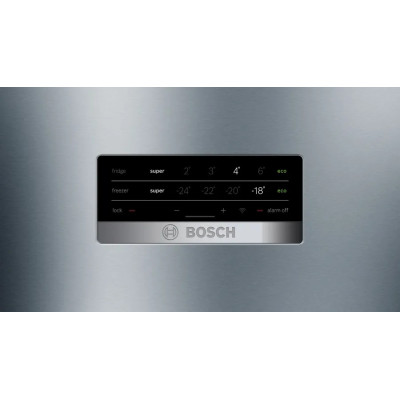 Bosch Serie 4 KGN49XIDQ nevera y congelador Independiente 438 L D Acero inoxidable