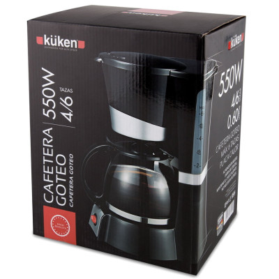 Küken Cafetera Goteo 6 Tazas 0.60l