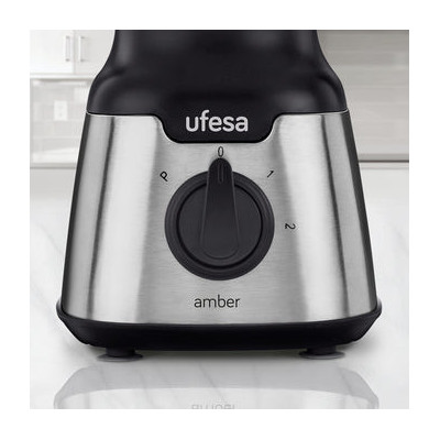 Ufesa BS4000 Amber 0,8 L Batidora de vaso 900 W Negro, Acero inoxidable