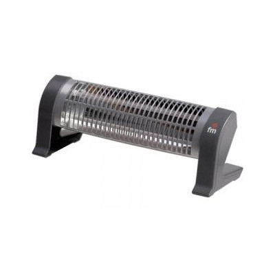 FM Calefacción 2302-C calefactor eléctrico Negro, Gris 1200 W Calefactor eléctrico de cuarzo