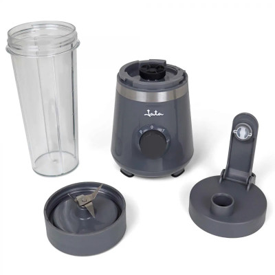 JATA JEBT1001 0,6 L Licuadora de vaso 600 W Gris, Transparente