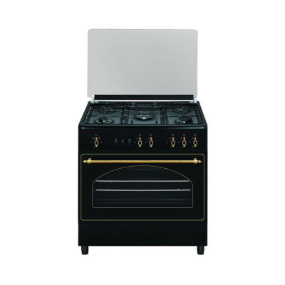 Vitrokitchen RU9060B cocina Cocina independiente Gas Encimera de gas Antracita