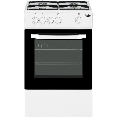 Beko CSG 42010 DWN cocina Cocina independiente Gas Encimera de gas Negro, Blanco