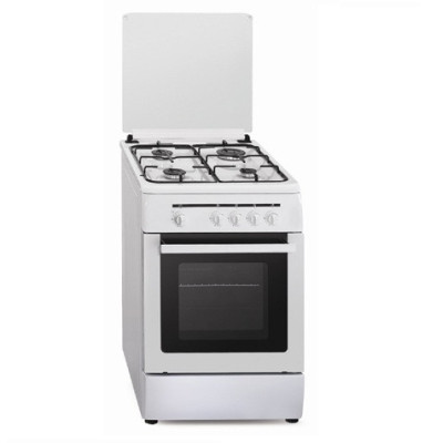 Vitrokitchen CB55BN cocina Cocina independiente Gas natural Encimera de gas Blanco