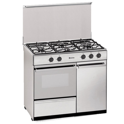 Meireles G 2940 V X Cocina independiente Gas Encimera de gas Acero inoxidable