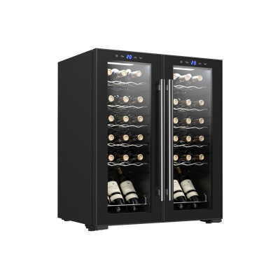 SVAN SVN3600D2 enfriador de vino Nevera de vino termoeléctrico Independiente Negro 36 botella(s)
