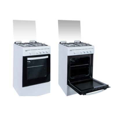 SVAN SKG4500 cocina Cocina independiente Eléctrico Encimera de gas Negro, Blanco SVAN SKG4500 cocina Cocina independiente Eléctrico Encimera de gas Negro, Blanco
