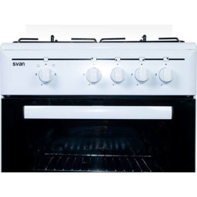 SVAN SKG4500 cocina Cocina independiente Eléctrico Encimera de gas Negro, Blanco SVAN SKG4500 cocina Cocina independiente Eléctrico Encimera de gas Negro, Blanco