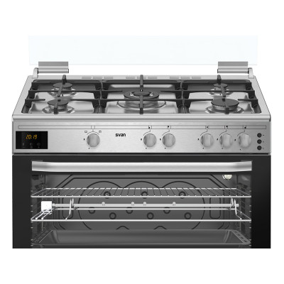 SVAN SKGW5901X cocina Cocina independiente Gas Encimera de gas Acero inoxidable