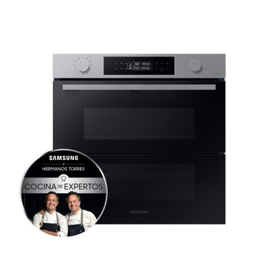 Samsung Horno Pirolítico 76L Dual Cook acero inoxidable Clasificación Energética A+ NV7B4530ZAS U1