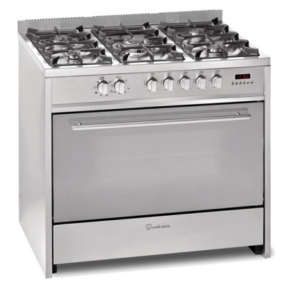 Meireles E 911 X cocina Cocina familiar tipo industrial Eléctrico Encimera de gas Acero inoxidable