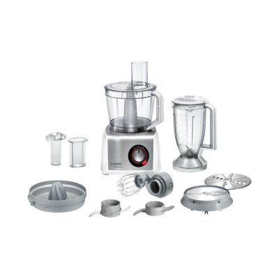 Bosch MC812S820 robot de cocina 1250 W 3,9 L Acero inoxidable, Blanco