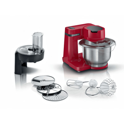 Bosch Serie 2 MUMS2ER01 robot de cocina 700 W 3,8 L Rojo