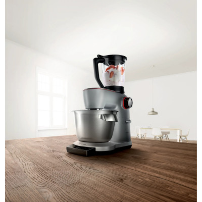 Bosch MUM9YX5S12 robot de cocina 1500 W 5,5 L Negro, Acero inoxidable Balanza integrada