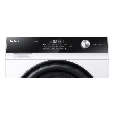 Corbero CLH9404MK lavadora Carga frontal 9 kg 1400 RPM Negro, Blanco