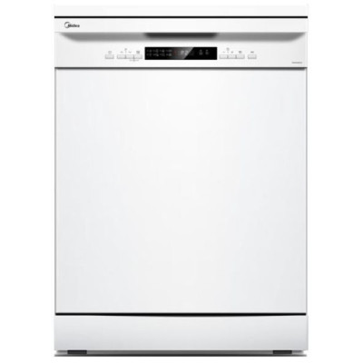 Lavavajillas Midea MFD60S200W.1-ES, Blanco, independiente, 60 cm, 14 cubiertos, D, Tapa extraíble (Alto, 81.5 cm)