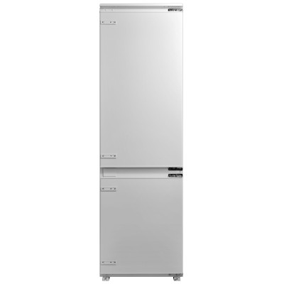 Frigorífico Combi Integrado Midea MDRE353FGE01, No Frost, 248 L, E, Puerta reversible, Blanco Frigorífico Combi Integrado Midea MDRE353FGE01, No Frost, 248 L, E, Puerta reversible, Blanco