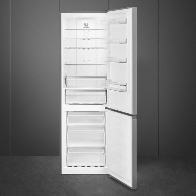 Combi Smeg RC20XDNE, 331 L, Total No Frost, 200 x 60 (cm), E, Acero inoxidable