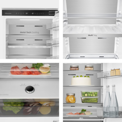Hisense RB3B280SAWE nevera y congelador Integrado 284 L E Blanco Hisense RB3B280SAWE nevera y congelador Integrado 284 L E Blanco