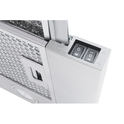 Amica OTP6241I campana Semintegrada (extraíble) Acero inoxidable 415 m³ h